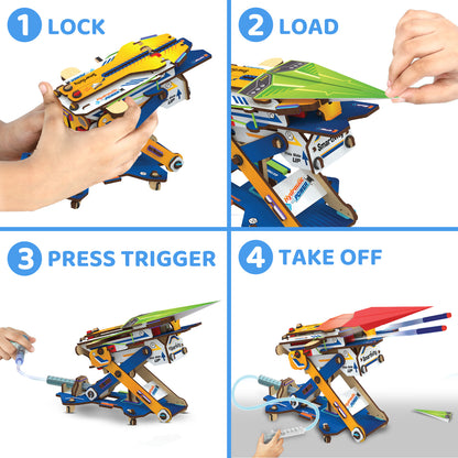 Smartivity Hydraulic Plane launcher STEM Toy for Kids 6+