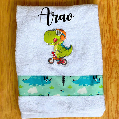 white kids towel