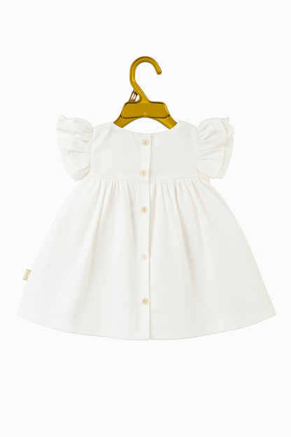 Meadow Blossom Flutter Top & Diaper‑Cover Set