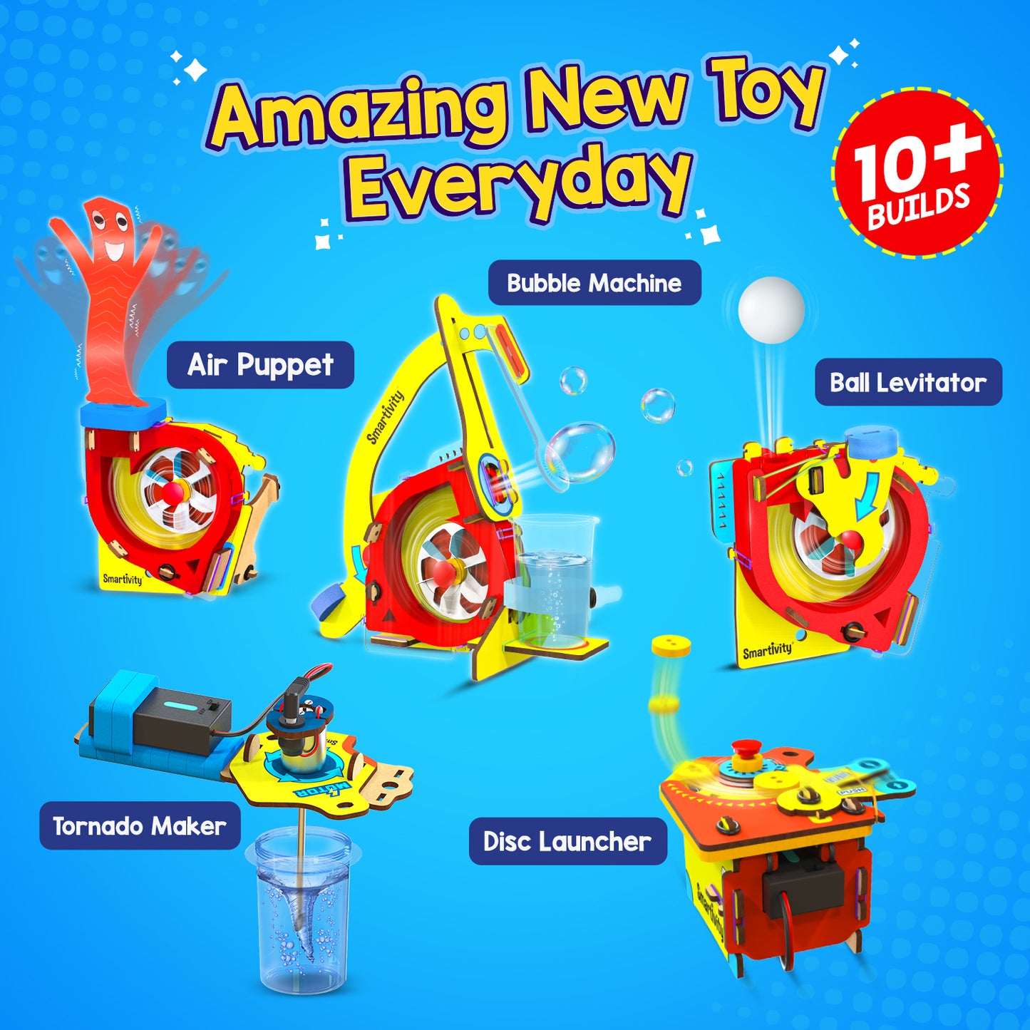 Smartivity Motor Gadgets STEM Toy for Kids 6+