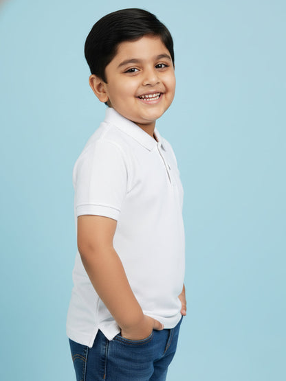 The Classic Little Polo in White