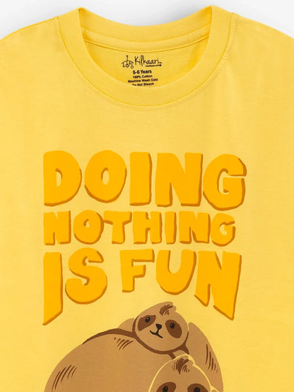 Doing Nothing Is Fun Oversized Cord Set