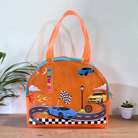 SPORTS CAR NEON Orange D Bags