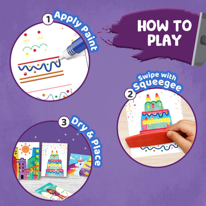 Smartivity Squeegee Art Painting Kit STEM Toy for Kids 6+