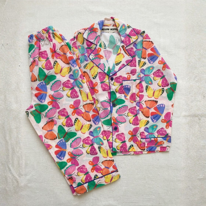 Butterfly Nest Full Sleeves Nightsuit