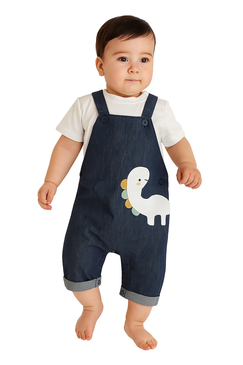 Crocodile and Toucan Dungaree Set