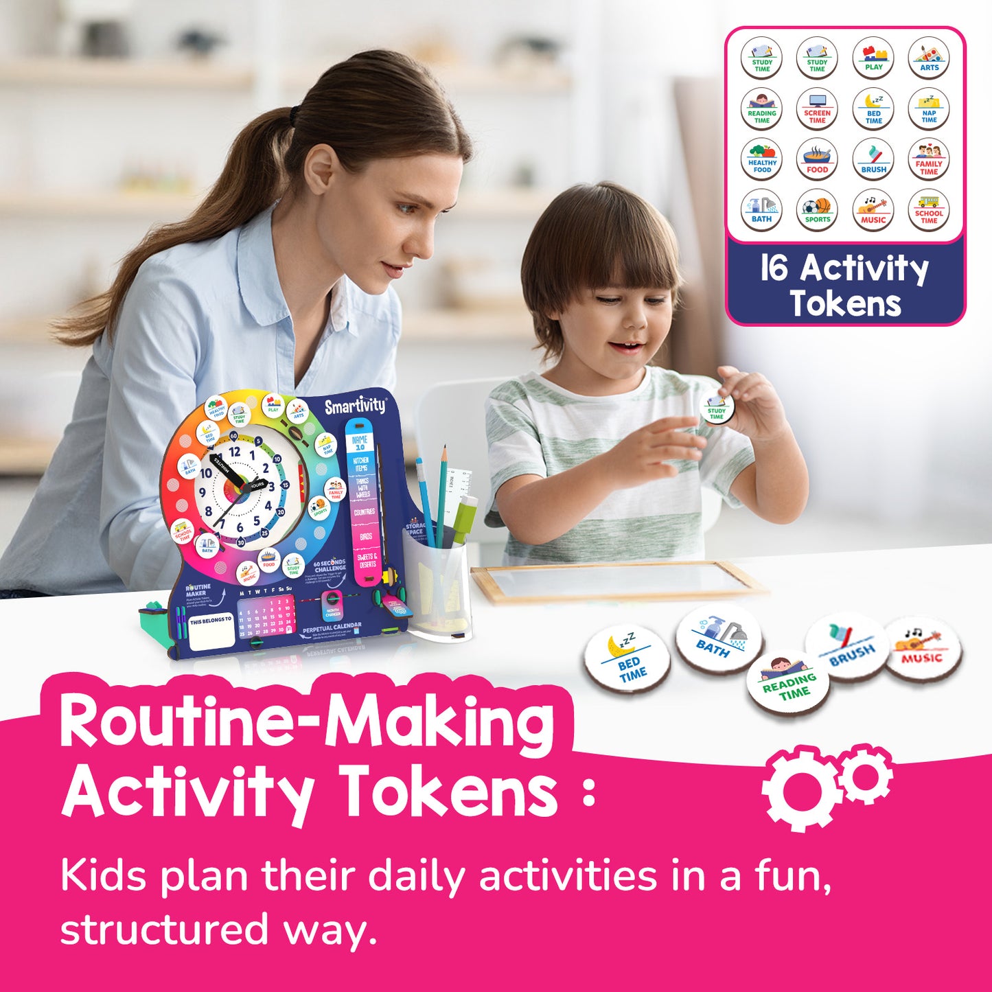 Smartivity Interactive Clock STEM Toy for Kids 6+