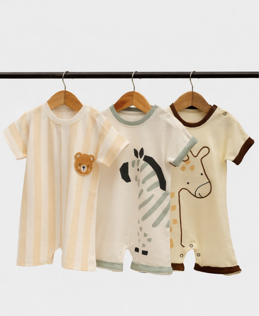 Made for little safari adventures- Romper Bundle