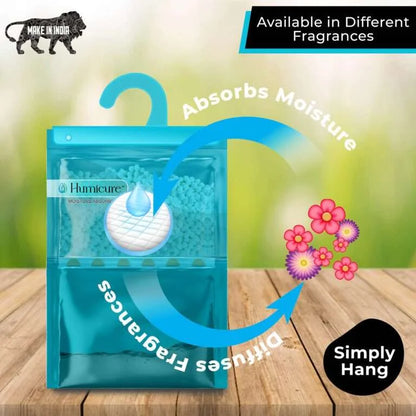 Humicure Moisture Absorber Hanging Bags - 400g / 1L Charcoal 4