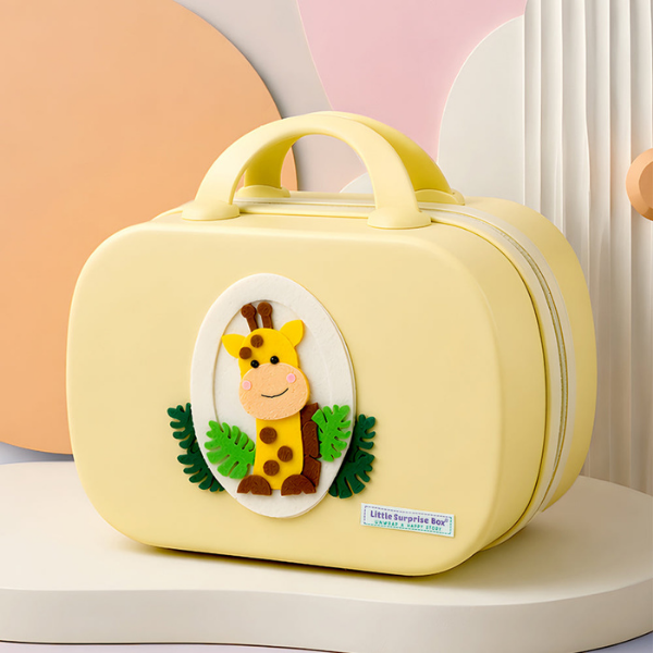 22 pcs small Bear Hamper for Newborn Baby Boy/ Baby Girl, All season wear hamper with Giraffe travel Suitcase, 0-12 months