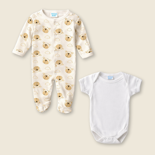 25 pcs, Twin Boys White cane basket themed Newborn Baby Boy, All Season wear,Gift Hamper set, 0-6 months