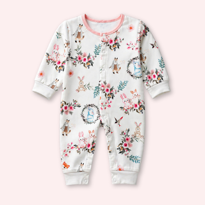 20 pcs, Woodland Rabbit Cane Basket themed Newborn Baby Girl All Season wear,Gift Hamper set,0-12 months