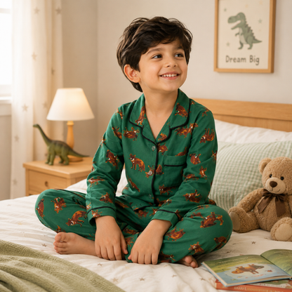 Little Wolf Full sleeves Night Suit