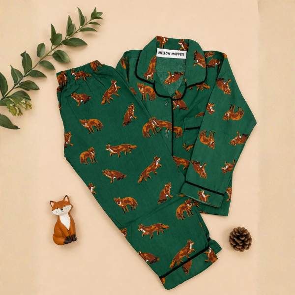 Little Wolf Full sleeves Night Suit