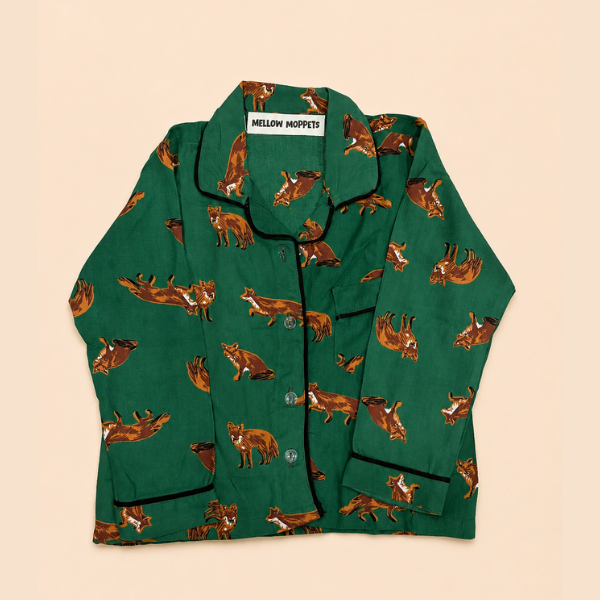 Little Wolf Full sleeves Night Suit