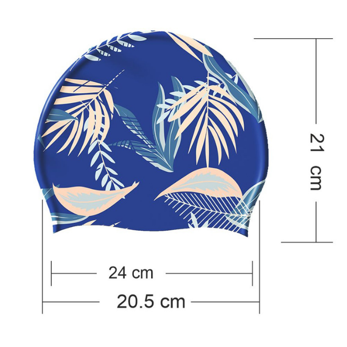 Blue Ferns Swimming Cap for Kids and Adults, 12 years and above.