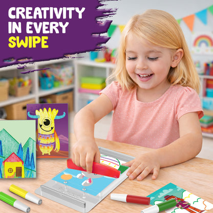 Smartivity Squeegee Art Painting Kit STEM Toy for Kids 6+