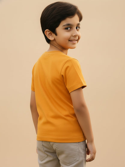Roar Animal Print T-shirt in Mustard