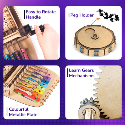 Smartivity Mechanical Xylofun Music Machine STEM Toy for Kids 8+
