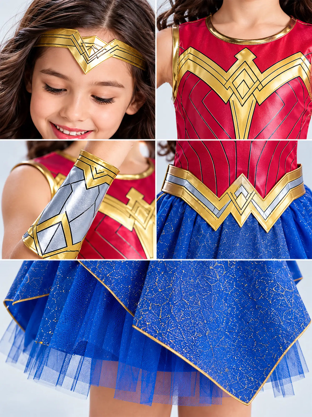 Wonder Supergirl kids' Halloween costume
