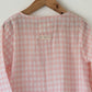Sleepover party kids unisex kurta in blush pink rhombus