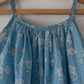 Blossom powder blue spaghetti top shorts set