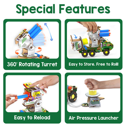 Smartivity Missile Truck STEM Toy for Kids 8+