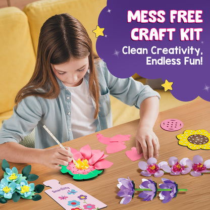 Smartivity Poke 'n' Create : Flower Making Kit STEM Toy for Kids 4+