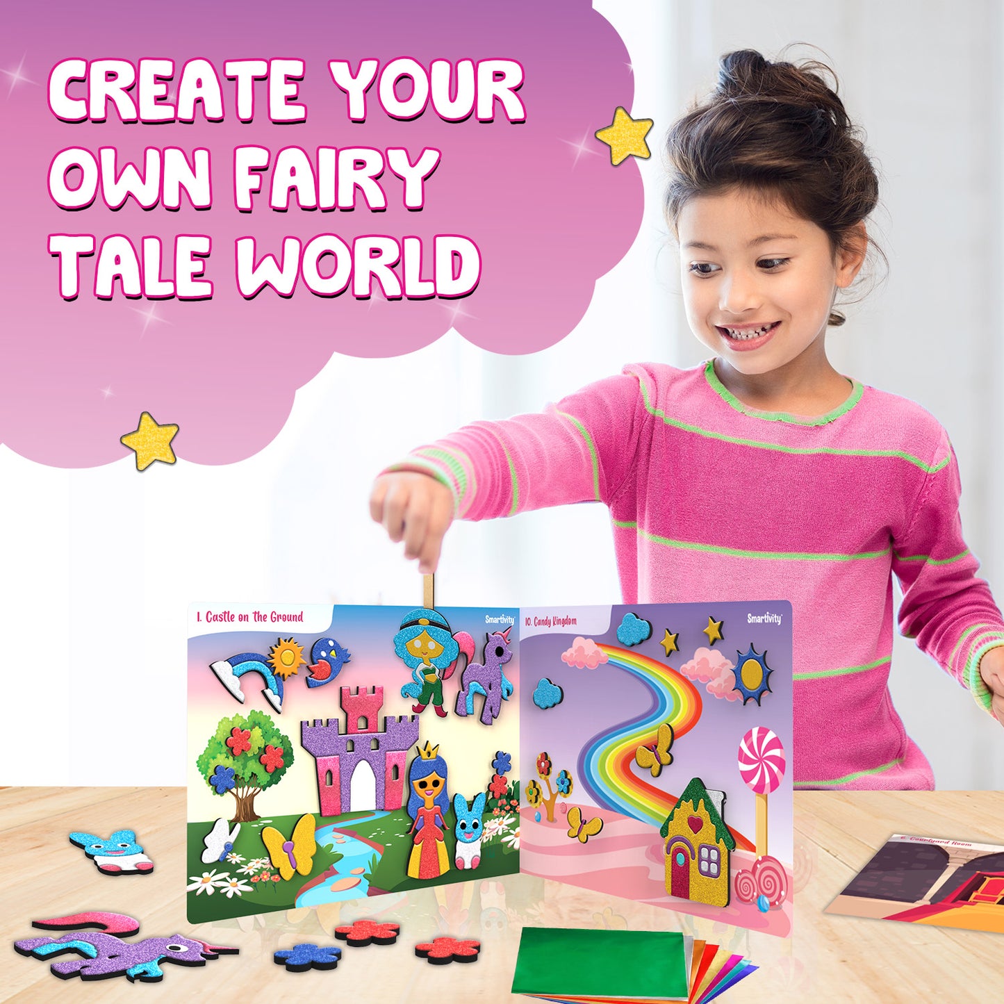 Smartivity Foil Magic - Princess Fairy Tales STEM Toy for Kids 4+