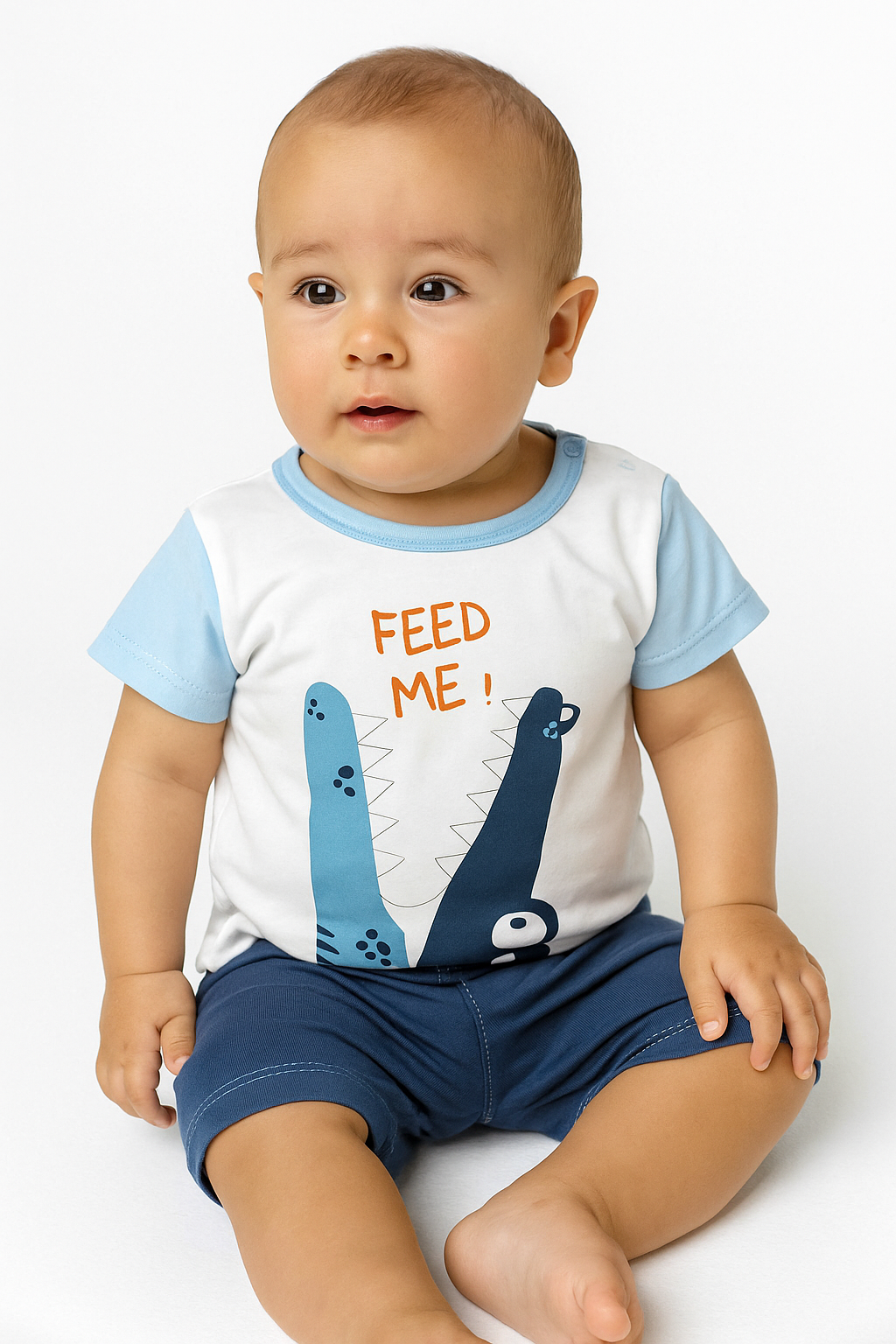 Feed Me Croc T-Shirt and Short Set