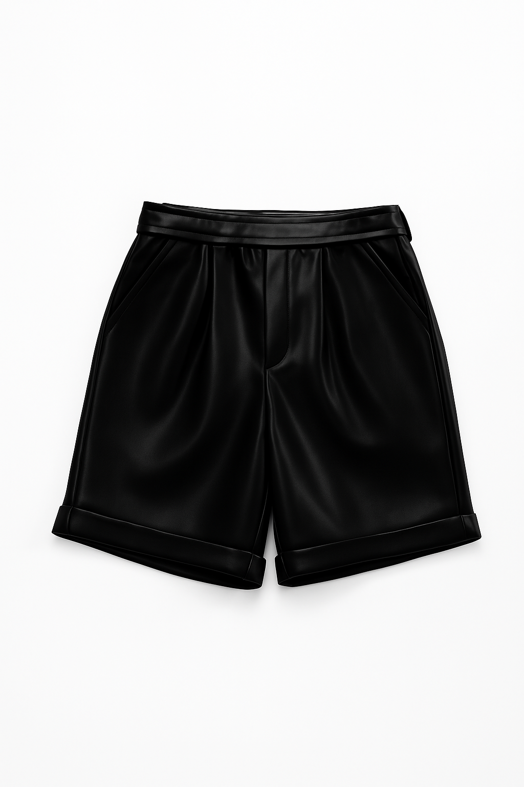 Midnight Noir Halter & Belted Short Set