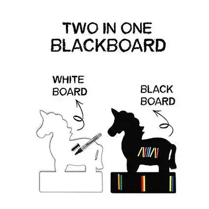 iLearnNGrow Princess Black Board – Cute Kids Chalkboard for Drawing & Learning