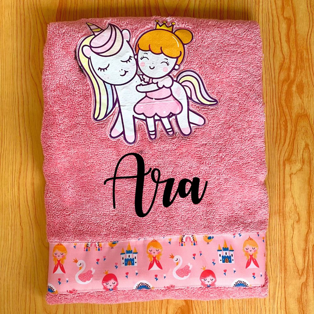 kids customized towel