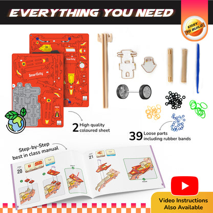 Smartivity STEM Wheels Speedstar STEM Toy for Kids 6+