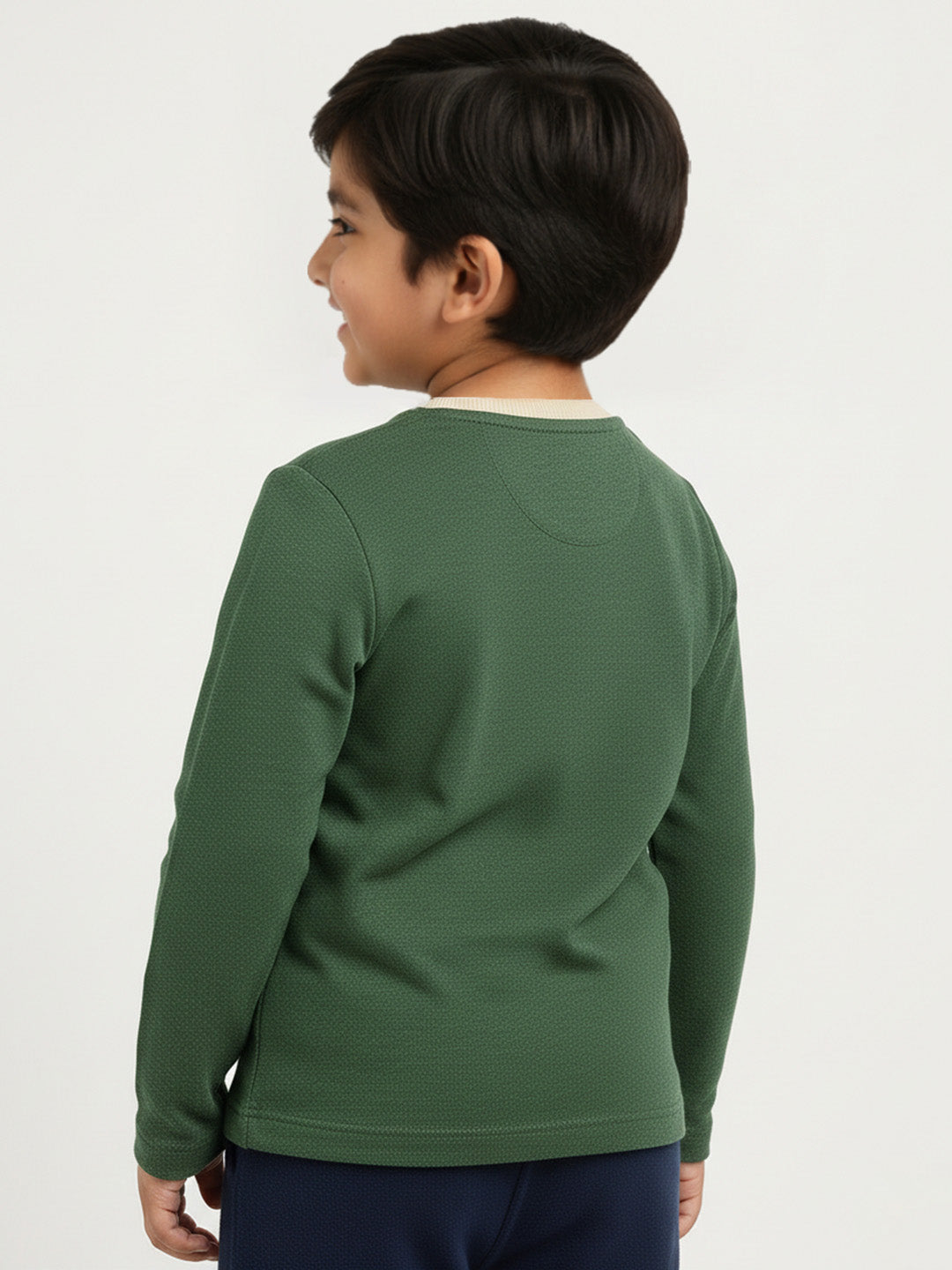 Green Mélange Mix Rib T-shirt