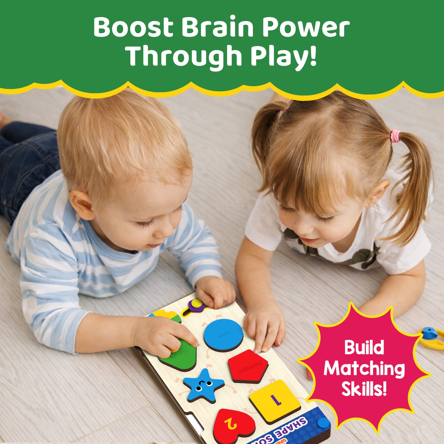 Smartivity Shape Sorter STEM Toy for Kids 2+