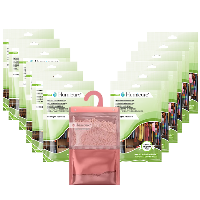 Humicure Moisture Absorber Hanging Bags - 220g / 500ml Blushing Cherry Blossom 6