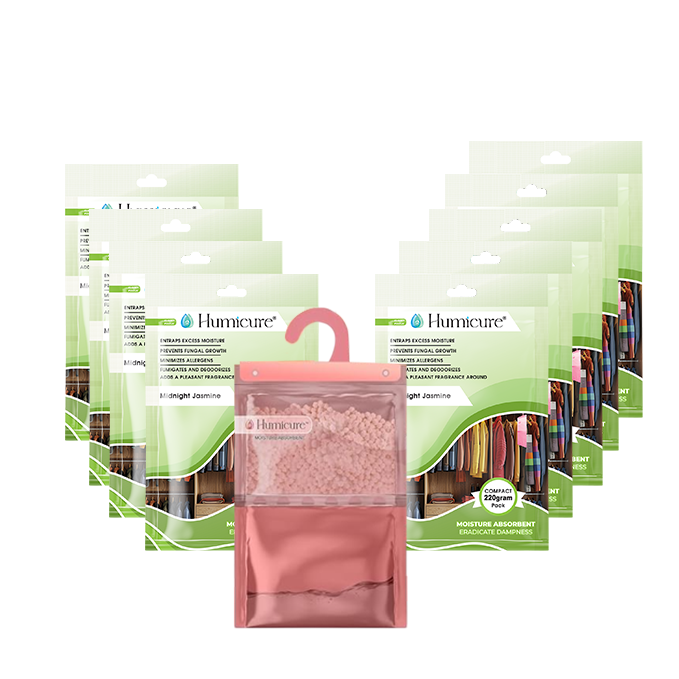 Humicure Moisture Absorber Hanging Bags - 220g / 500ml Blushing Cherry Blossom 3