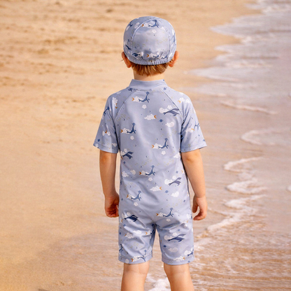 Ocean Dolphins Toddlers & Kids Swimwear with matching Swim Cap, plus Free Wash Bag & Free Swim Detergent
