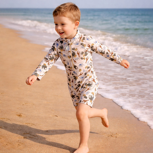 Animal Kingdom Toddlers & Kids Swimwear with matching Swim Cap, plus Free Wash Bag & Free Swim Detergent