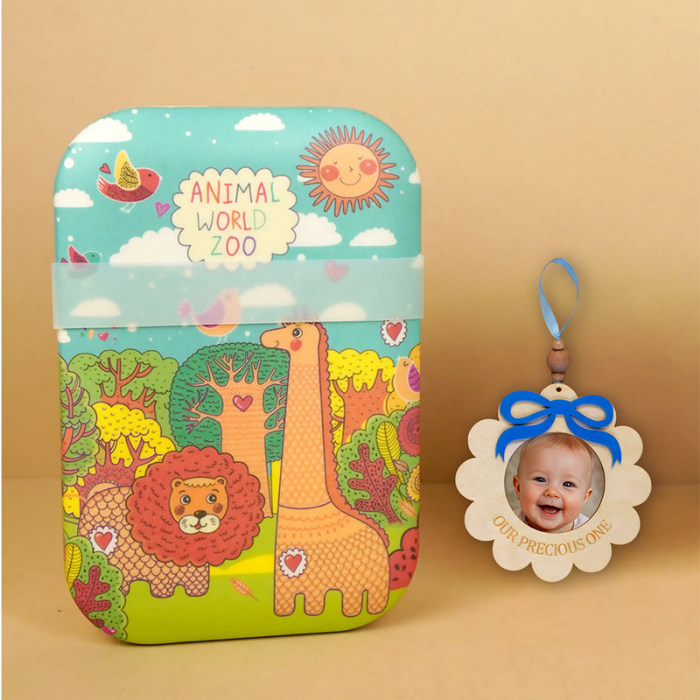 22pcs Super cute Blue Home Newborn Hamper /Gift Box for Baby, 0-6 months