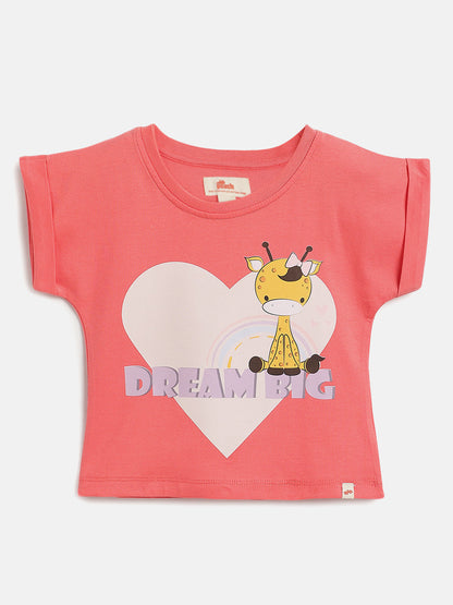 Easy Breezy Pure Cotton Comfort T-shirt in Pink