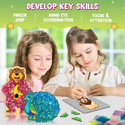 Smartivity POKE 'N' CREATE - Jungle Animal Kingdom STEM Toy for Kids 4+