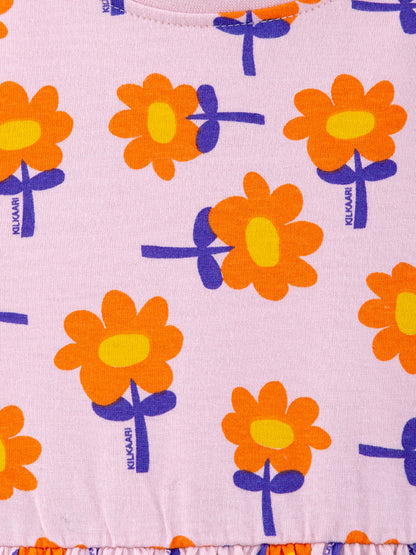 Little Daisy: Premium Ruffle Sleeve Dress