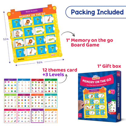 Smartivity Memory On The Go STEM Toy for Kids 3+