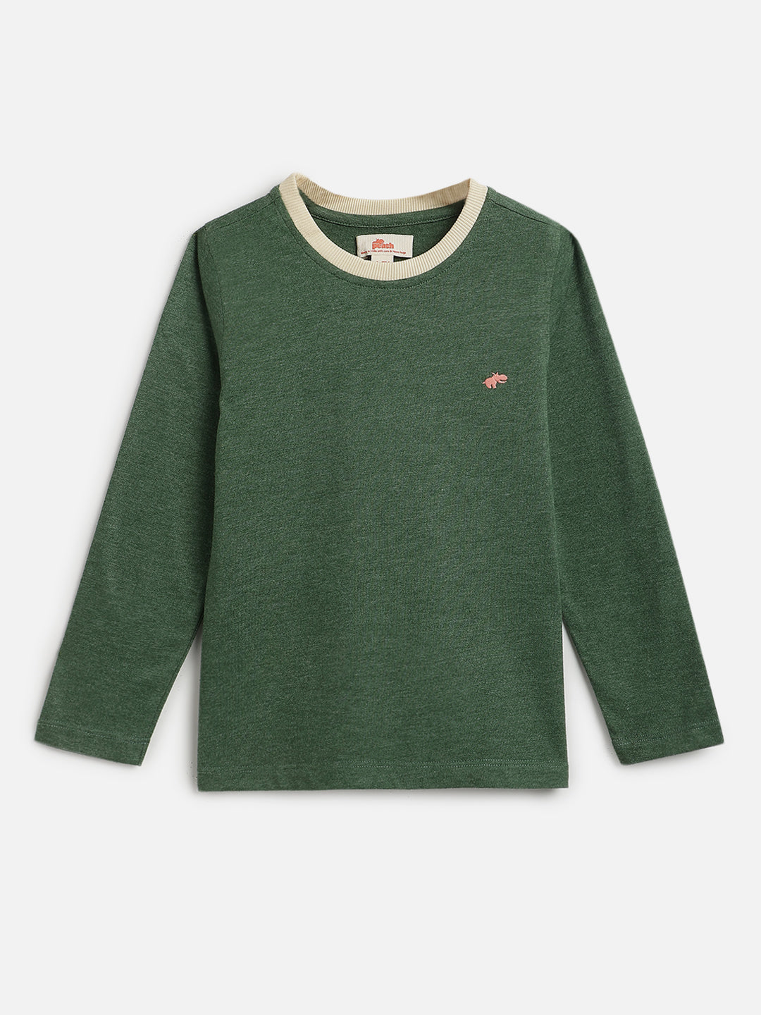 Green Mélange Mix Rib T-shirt