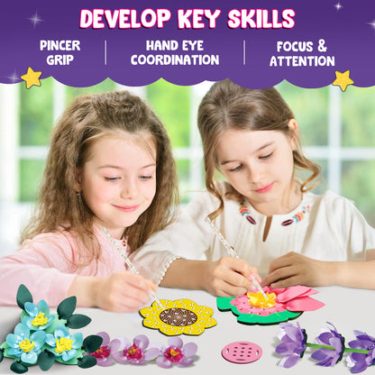 Smartivity Poke 'n' Create : Flower Making Kit STEM Toy for Kids 4+