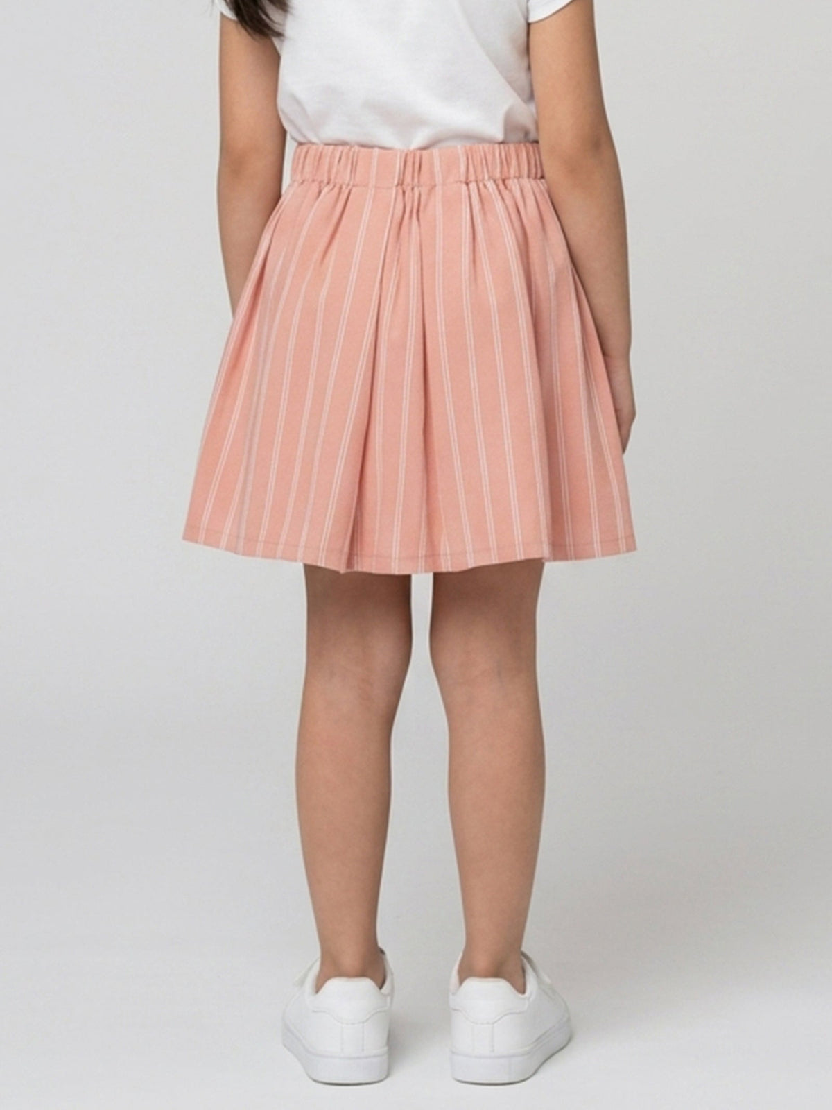 Twirl and Fun Box Pleat Skirt (Pink)