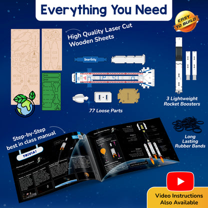 Smartivity Rocket Launcher STEM Toy for Kids 6+