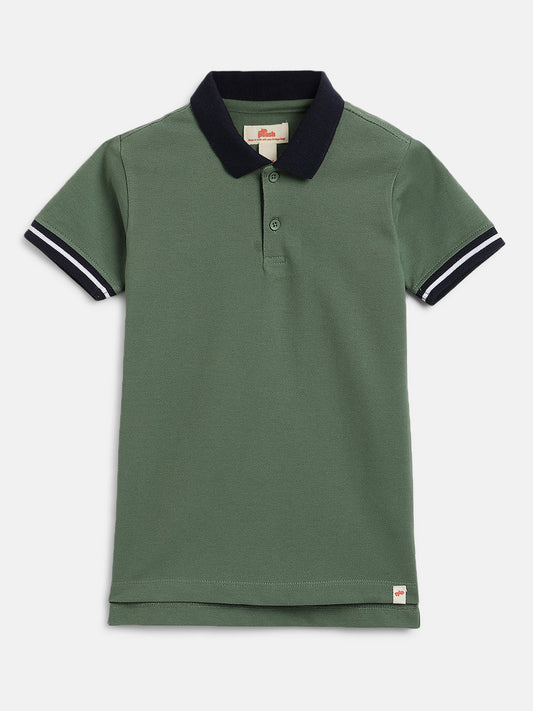 The Classic Little Polo in Olive Green